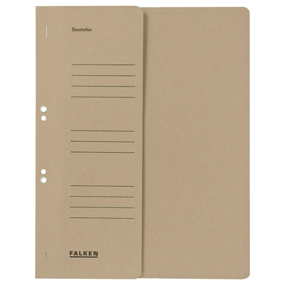 Artikelbild 2 für FALKEN Ösenhefter Karton grau DIN A4, halber Deckel, 50 St., Artikelnummer 950006