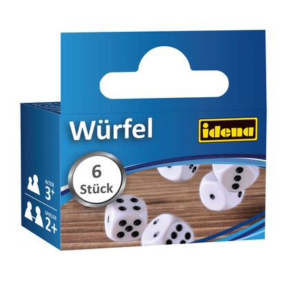 Artikelbild 4 für Idena Würfel, 6 St., Artikelnummer 193056
