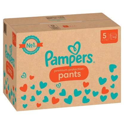 Artikelbild 2 für Pampers® Windeln premium protection™ Monatsbox Gr. 5 (12-17 kg) für Babys und Kleinkinder, 144 St., Artikelnummer 272639