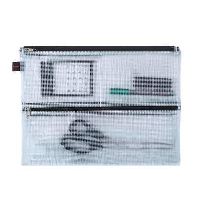 Artikelbild 4 für FolderSys Reißverschlussbeutel DIN A4 transparent/schwarz 0,15 mm, 1 St., Artikelnummer 357293