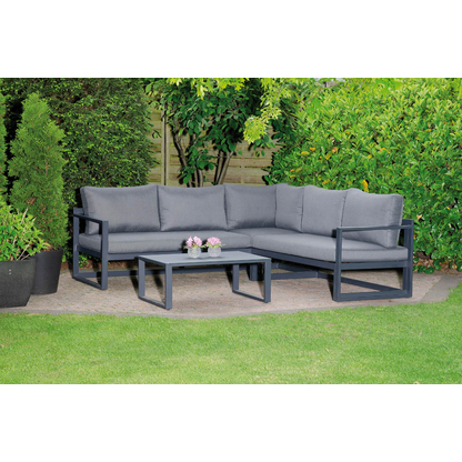 Artikelbild 2 für Sunny Smart® Loungegruppe Horizon grau, anthrazit Metall, Aluminium, 11-teilig, Artikelnummer 308757