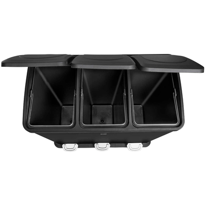 Artikelbild 3 für helit the seperator Mülltrenner 3x 20,0 l schwarz, 1 St., Artikelnummer 223619