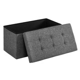 Artikelbild 1 für SONGMICS Sitztruhe LSF47K dunkelgrau Stoff 76,0 cm, Artikelnummer 439727