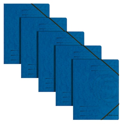Artikelbild für herlitz Eckspanner easy orga DIN A4 blau, 5 St., Artikelnummer 687863