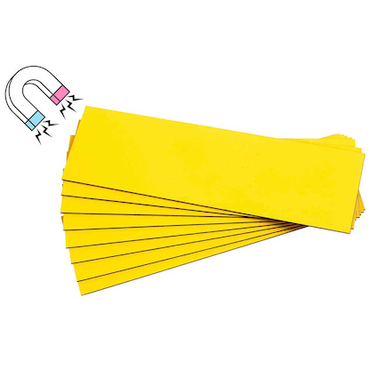 Artikelbild für EICHNER Magnetschilder gelb 2,0 x 6,0 cm, 300 St., Artikelnummer 702489