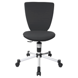 Artikelbild 1 für Topstar Kinderdrehstuhl Titan® Junior 3D, 71407 BI0 Stoff schwarz, Gestell silber, Artikelnummer 811778