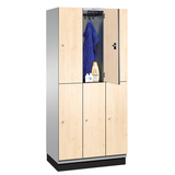 Artikelbild 1 für CP Spind Cambio lichtgrau, birke 45101-30 S10081, 6 Schließfächer 90,0 x 52,5 x 198,0 cm, Artikelnummer 172674