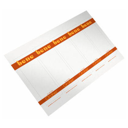 Artikelbild 2 für bene Einsteck-Rückenschilder weiß für 8,0 cm Rückenbreite, 50 St., Artikelnummer 397117