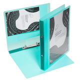 Artikelbild 1 für EICHNER Präsentationsringbuch 2-Ringe grün-transparent 2,5 cm DIN A4, 1 St., Artikelnummer 322237