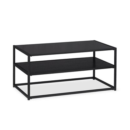 Artikelbild für relaxdays Couchtisch rechteckig Glas schwarz 90,0 x 50,0 x 42,0 cm, 1 St., Artikelnummer 520054