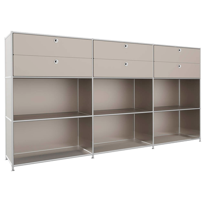 Artikelbild für viasit Sideboard System4, 83919 taupe 227,9 x 40,4 x 118,2 cm, 1 St., Artikelnummer 504367
