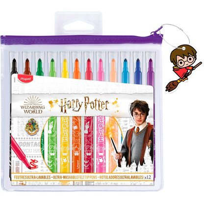 Artikelbild für maped Harry Potter Filzstifte farbsortiert, 12 St., Artikelnummer 701617