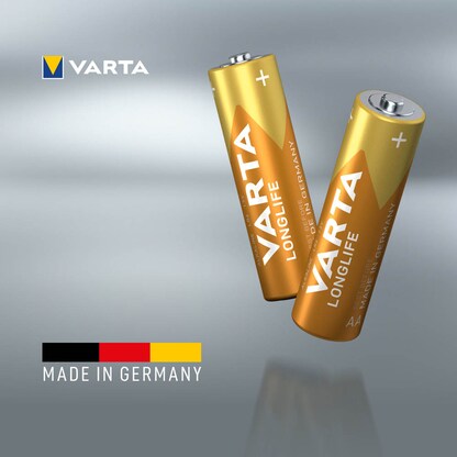 Artikelbild 10 für VARTA Batterien LONGLIFE Alkali-Mangan Mignon AA 1,5 V, 4 St., Artikelnummer 399442