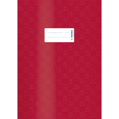 Artikelbild für HERMA Heftumschlag mit Baststruktur weinrot Kunststoff DIN A4, Artikelnummer 830887