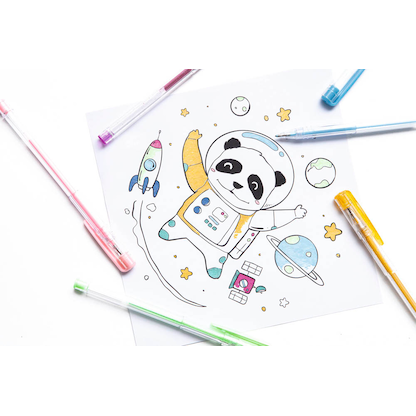 Artikelbild 5 für folia Mega Selection Gelschreiber-Set transparent 1,0 mm, Schreibfarbe: farbsortiert, 30 St., Artikelnummer 962607