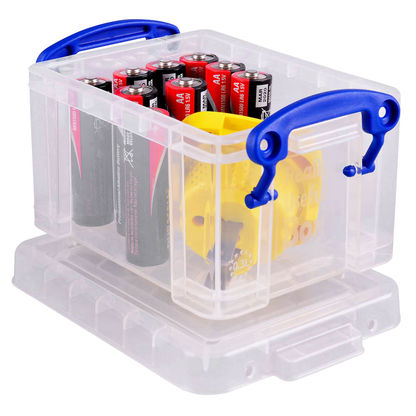 Artikelbild 3 für Really Useful Box Aufbewahrungsbox 0,3 l transparent 12,0 x 8,5 x 6,5 cm, 1 St., Artikelnummer 253781
