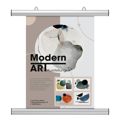 Artikelbild für FRANKEN Klemmleisten 85,5 cm silber Wandmontage, 2 St., Artikelnummer 670648