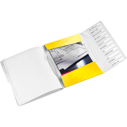 Artikelbild 2 für LEITZ Ordnungsmappe WOW 4634 12 Fächer gelb, 1 St., Artikelnummer 894713