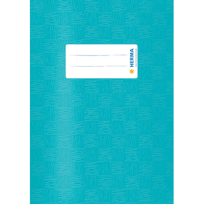 Artikelbild für HERMA Heftumschlag mit Baststruktur türkis Kunststoff DIN A5, 1 St., Artikelnummer 831927