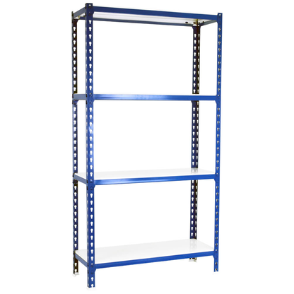 Artikelbild für Simonrack Schwerlastregal SIMONCLICK MEGAPLUS 4 8425437076787 blau, weiß 120,0 x 50,0 x 150,0 cm, Artikelnummer 977722