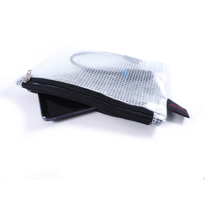 Artikelbild 5 für FolderSys Reißverschlussbeutel DIN A6 transparent/schwarz 0,15 mm, 1 St., Artikelnummer 357392