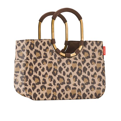 Artikelbild für reisenthel® Einkaufskorb loopshopper L frame LEO MACCHIATO Kunstfaser leo macchiato, Artikelnummer 400537