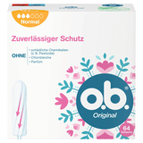 Artikelbild 1 für o.b. Tampons Original Normal für mittlere/stärkere Periode, 64 St., Artikelnummer 922233