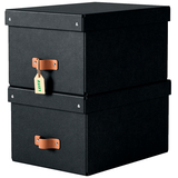 Artikelbild 1 für LEITZ Puro Aufbewahrungsboxen 17,0 l schwarz 27,0 x 37,0 x 20,0 cm, 2 St., Artikelnummer 669836