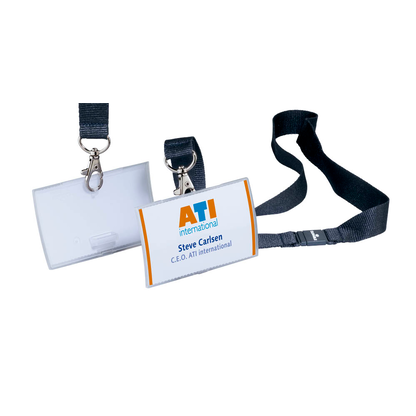 Artikelbild für DURABLE Click Fold Namensschilder mit Textilband 9,0 x 5,4 cm, 10 St., Artikelnummer 136580