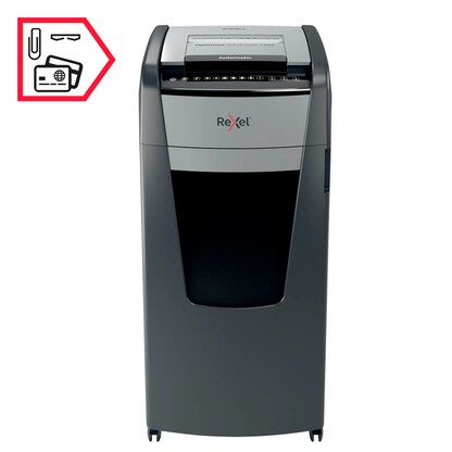 Artikelbild 14 für Rexel Optimum AutoFeed+ 750X Aktenvernichter mit Partikelschnitt P-4, 4 x 28 mm, schwarz, Artikelnummer 429831