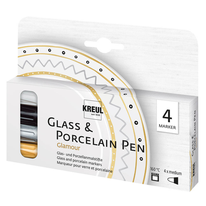 Artikelbild für KREUL Glamour Porzellanstifte farbsortiert 2,0 - 4,0 mm, 4 St., Artikelnummer 512638