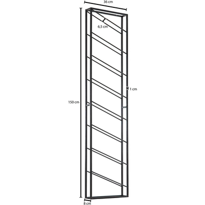 Artikelbild 3 für WOHNLING Weinregal schwarz 36,0 x 8,0 x 150,0 cm, 1 St., Artikelnummer 166399