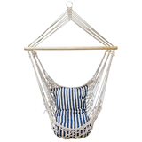 Artikelbild 1 für Garden Pleasure Hängesessel GRENADA weiß, blau, 1 St., Artikelnummer 134947