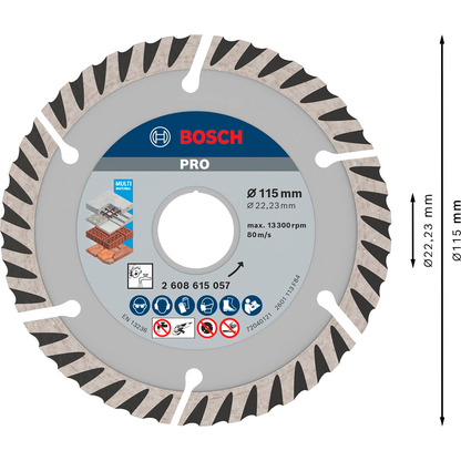 Artikelbild 3 für BOSCH Diamant-Trennscheibe Standard for Universal, 1 St., Artikelnummer 454411