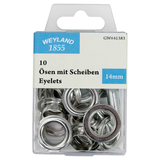 Artikelbild 1 für WEYLAND 1855 Ösen mit Scheiben 14,0 mm, 10 St., Artikelnummer 768909