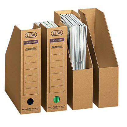 Artikelbild für ELBA Archiv-Stehsammler tric system braun, 12 St., Artikelnummer 748681