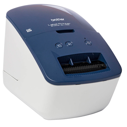 Artikelbild 2 für brother QL-600B Etikettendrucker weiß, blau, Artikelnummer 873450