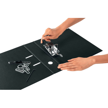 Artikelbild 11 für LEITZ recycle 1018 Ordner schwarz Karton 8,0 cm DIN A4, 1 St., Artikelnummer 304432