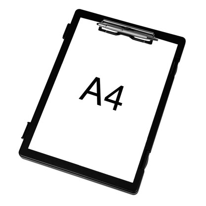 Artikelbild für WEDO Klemmbrett XS 57 5001 DIN A4 schwarz Kunststoff, 1 St., Artikelnummer 462827