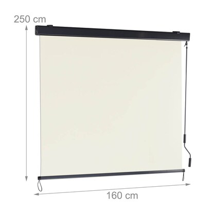 Artikelbild 2 für relaxdays Seitenmarkise beige 250,0 x 160,0 cm, Artikelnummer 768967