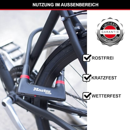 Artikelbild 5 für Master Lock® Fahrradschloss 8279EURDPRO schwarz, 1 St., Artikelnummer 727703