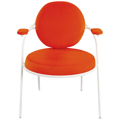 Artikelbild 4 für meet powered by PAPERFLOW Sessel SATURNE rost weiß Stoff 70,0 x 73,0 x 88,0 cm, 2 St., Artikelnummer 230886