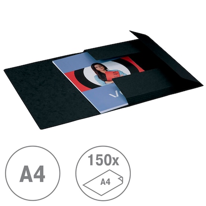 Artikelbild 3 für VON LEITZ Eckspanner DIN A4 schwarz, 1 St., Artikelnummer 635229