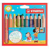 Artikelbild 1 für STABILO woody 3 in 1 Buntstifte farbsortiert, 10 St., Artikelnummer 444909