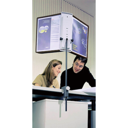 Artikelbild 3 für DURABLE Sichttafelsystem SHERPA® Display System desk clamp 10 581800 DIN A4 schwarz mit 10 St. Sichttafeln, 1 St., Artikelnummer 163543