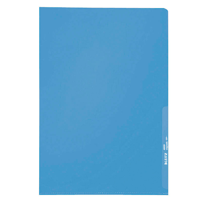 Artikelbild 5 für LEITZ Sichthüllen 4000 DIN A4 blau genarbt 0,13 mm, 100 St., Artikelnummer 944496