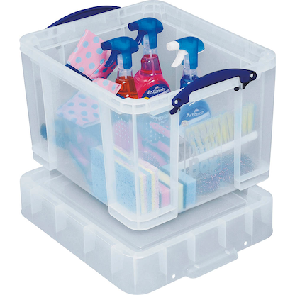 Artikelbild 3 für Really Useful Box Aufbewahrungsbox 35,0 l transparent 48,0 x 39,0 x 34,5 cm, 1 St., Artikelnummer 312201