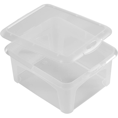 Artikelbild 7 für flink & sauber Aufbewahrungsboxen transparent 20,0 x 16,0 x 9,0 cm, 3 St., Artikelnummer 539492