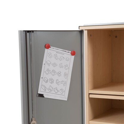 Artikelbild 7 für rocada Caddy Bürowagen buche 5 Ebenen 47,0 x 42,4 x 120,0 cm, Artikelnummer 586089