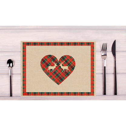 Artikelbild 2 für PROnappe Platzsets Berg Leinen mehrfarbig 30,0 x 40,0 cm, 400 St., Artikelnummer 348199